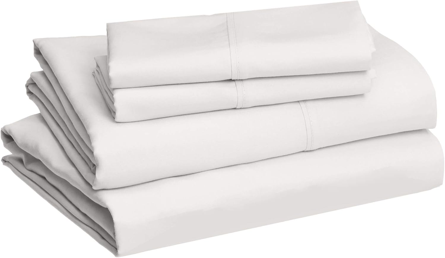 Lightweight Super Soft, Wrinkle-Free, Breathable Microfiber 4 Piece Bed Sheet Set with 14-Inch Deep Pockets, Queen, Cream, Solid - Image 2